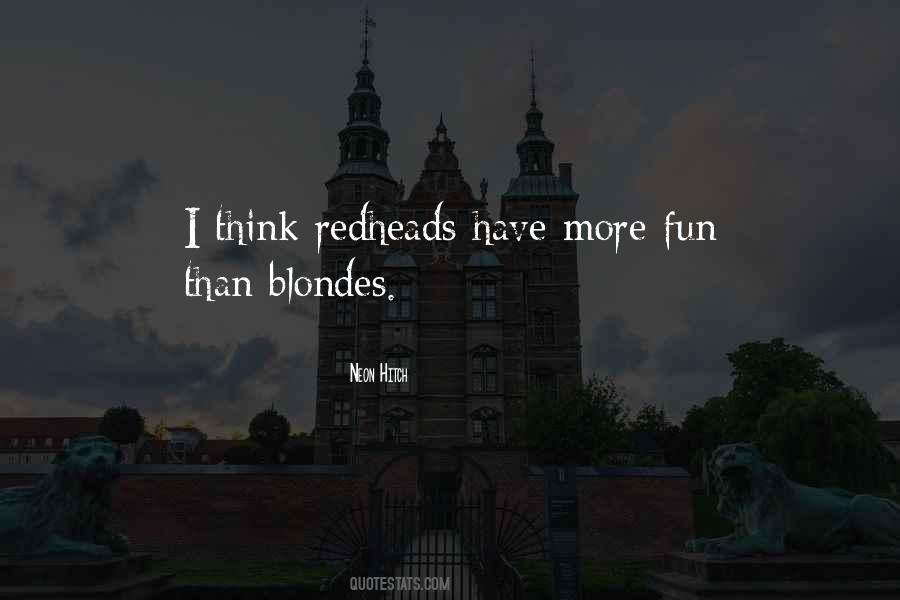 Quotes About Redheads/gingers #183439