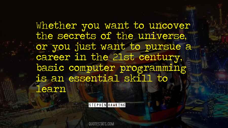 Quotes About Essential Skills #298460