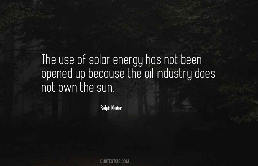 Quotes About Solar Energy #1176373