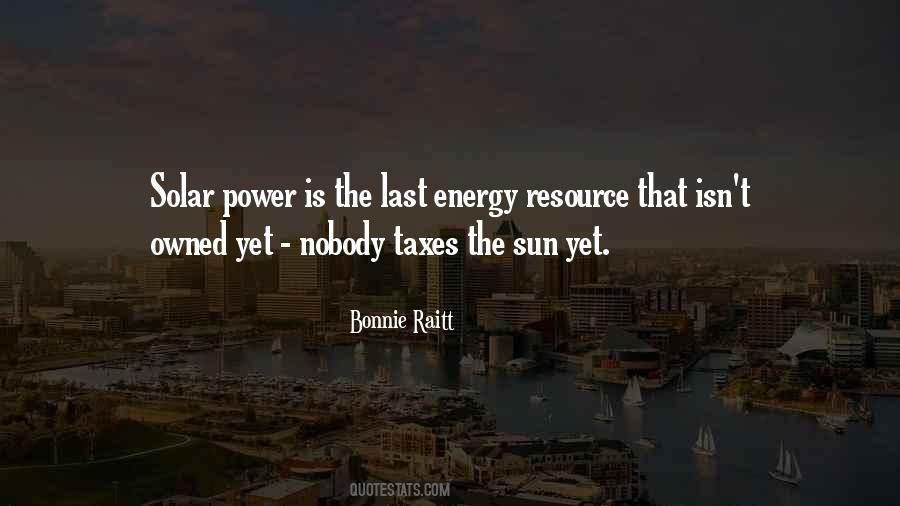 Quotes About Solar Energy #1488965