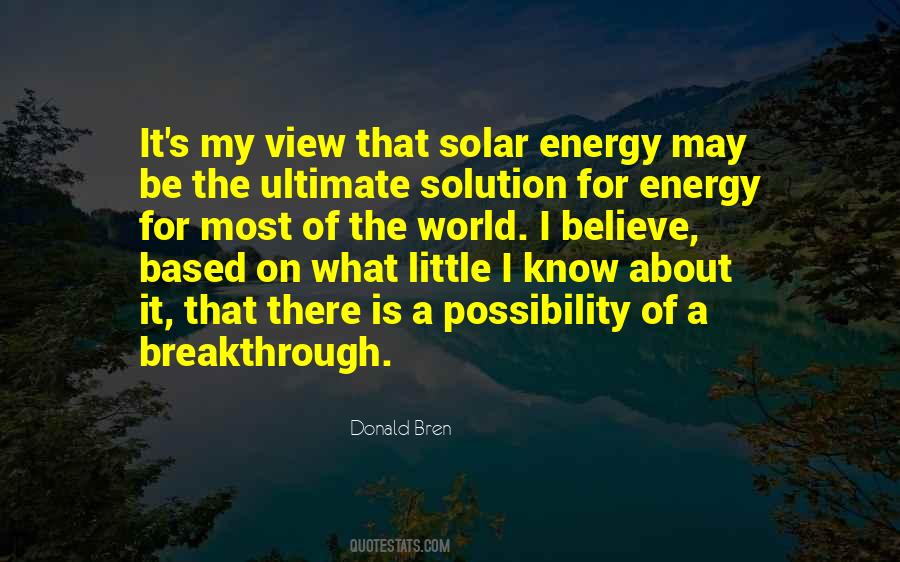 Quotes About Solar Energy #858438