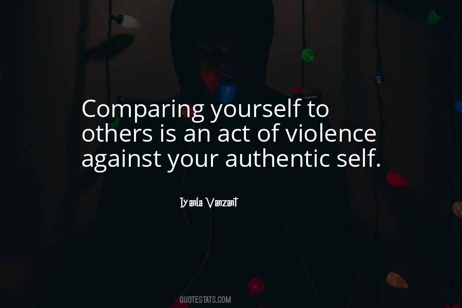 Compare Yourself Quotes #360023