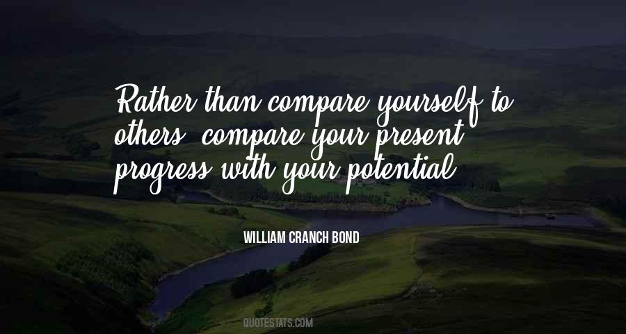 Compare Yourself Quotes #741341