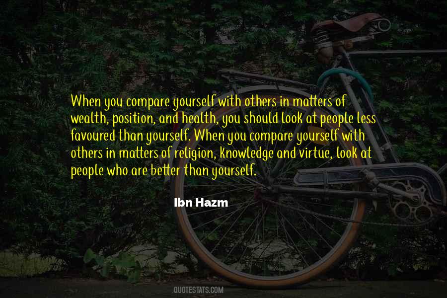 Compare Yourself Quotes #768000