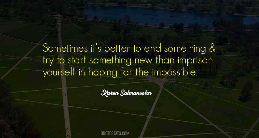 Quotes About Hoping For Something #420107