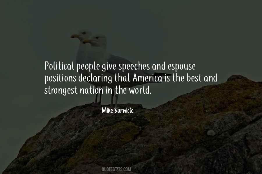 Quotes About Political Speeches #138802