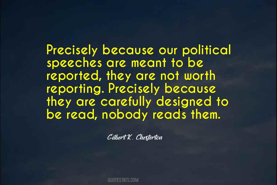 Quotes About Political Speeches #336471