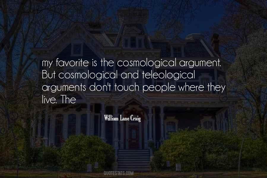 Quotes About Teleological Argument #1192177