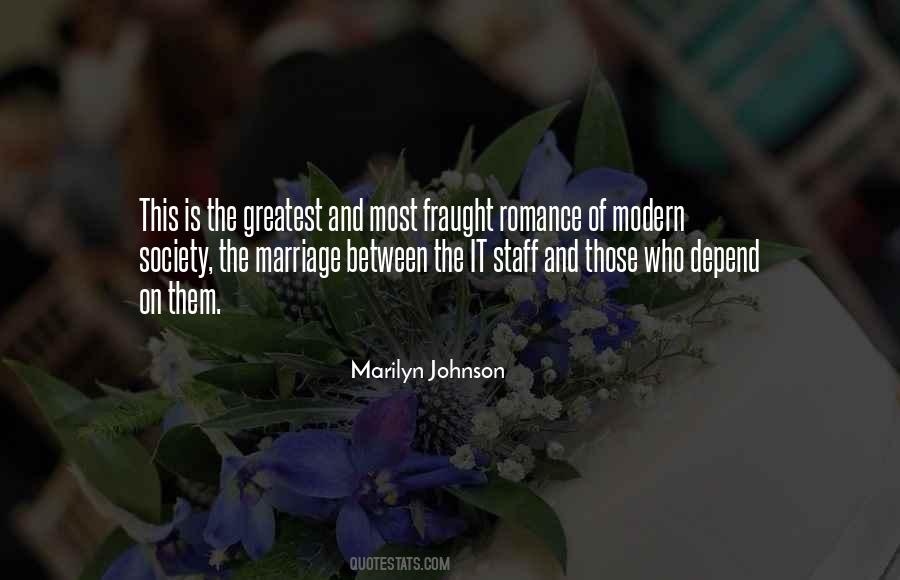 Quotes About Romance And Marriage #537923