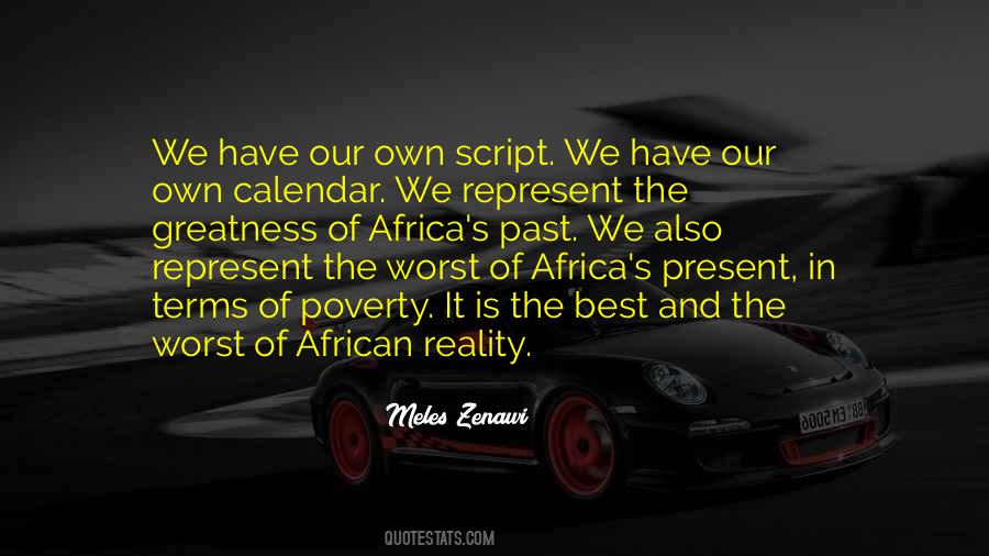 Quotes About Poverty In Africa #1289962