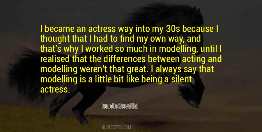 Quotes About Modelling #698239