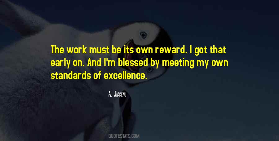 Quotes About Standards Of Work #312925