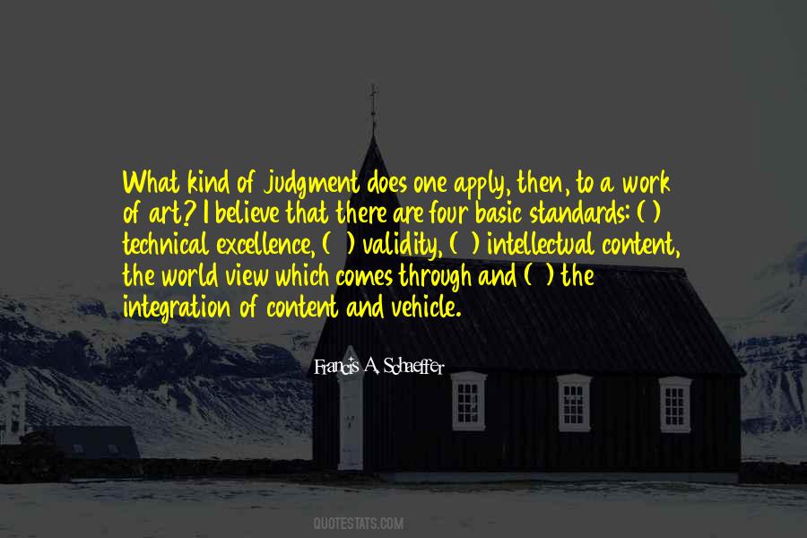 Quotes About Standards Of Work #3711