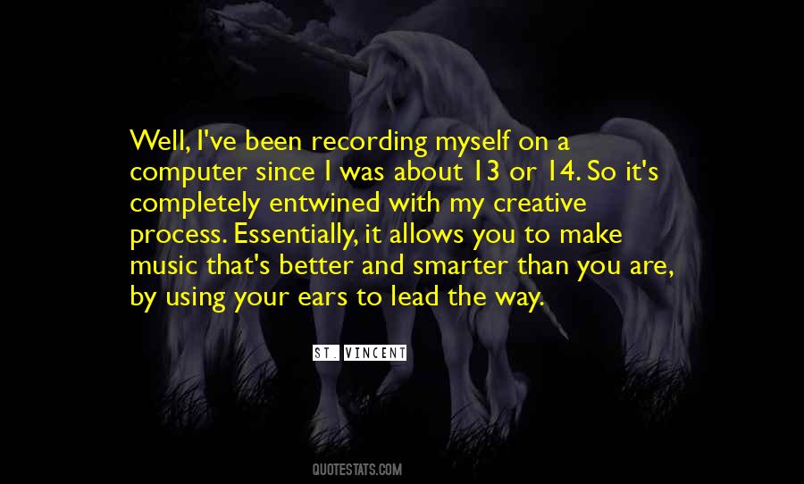 Quotes About Recording Music #106577
