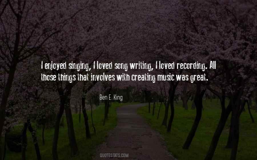 Quotes About Recording Music #1190816