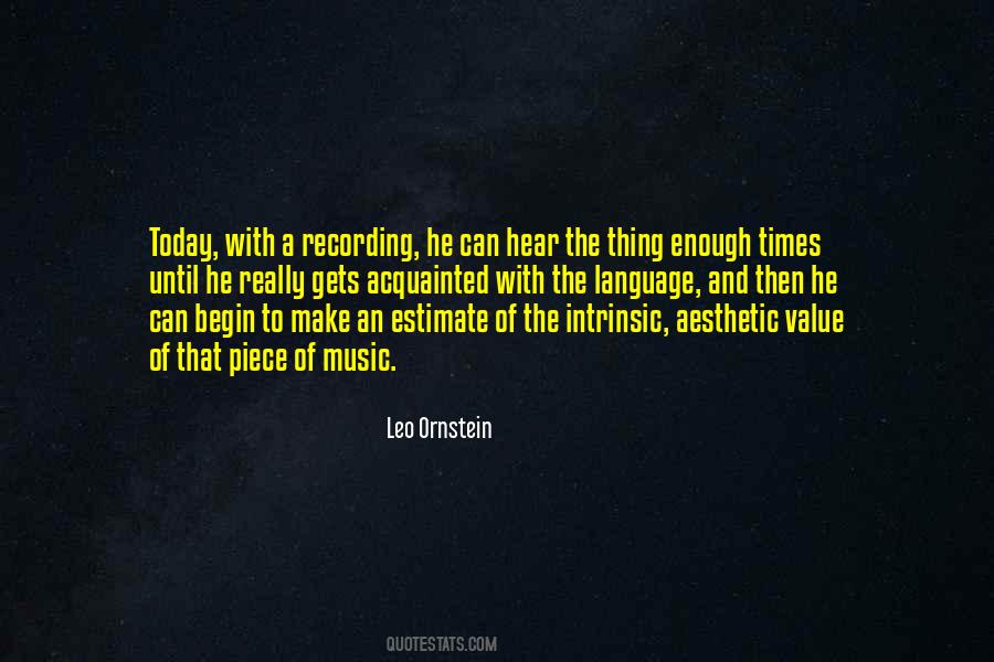 Quotes About Recording Music #1405979