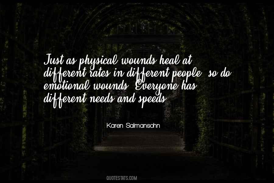 Quotes About Emotional Wounds #370261