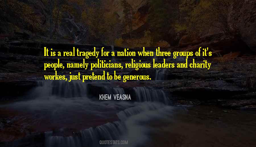 Politicians Tragedy Quotes #318846