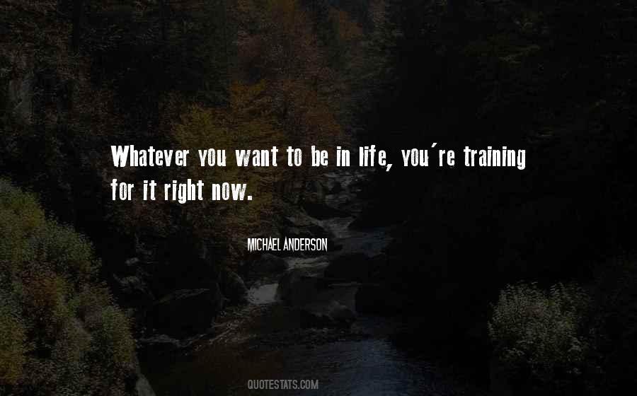 Whatever You Want To Be Quotes #1165313