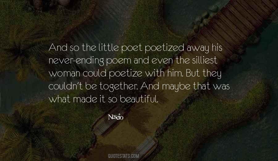 Woman Poet Quotes #1354953