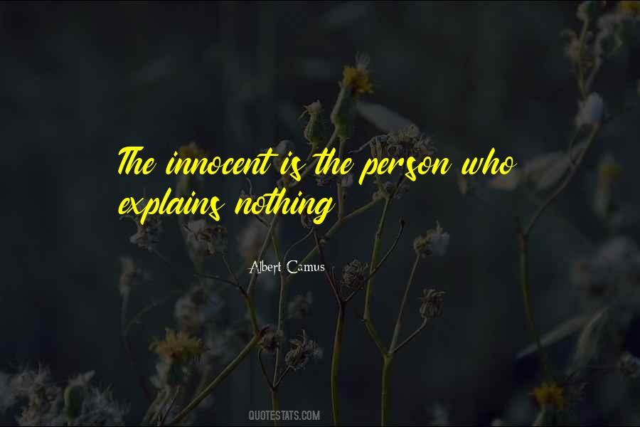 Quotes About Innocent Person #1459234