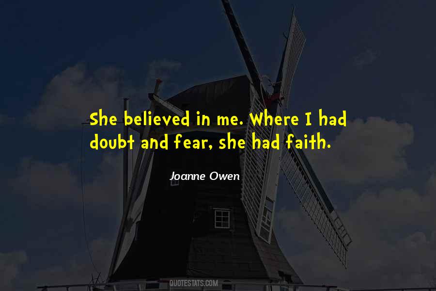 Quotes About Doubt And Fear #282887