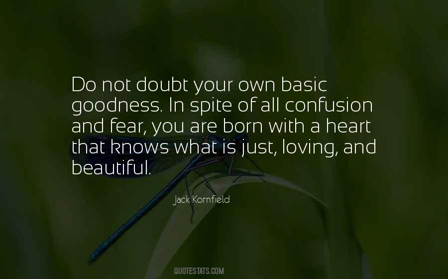 Quotes About Doubt And Fear #351604