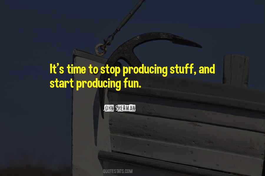 Stop Time Quotes #53031