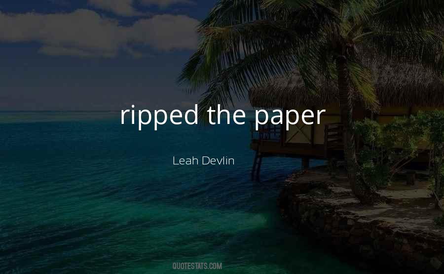 Quotes About Ripped Paper #273717