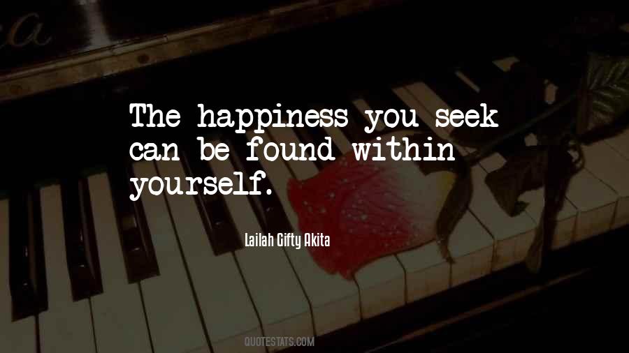 Yourself Happiness Quotes #168784