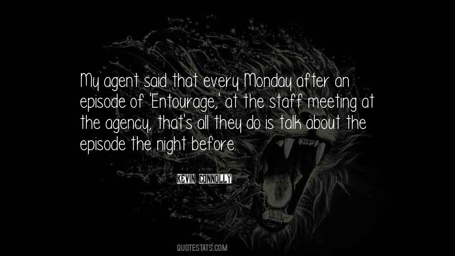 Quotes About Monday Night #1608330