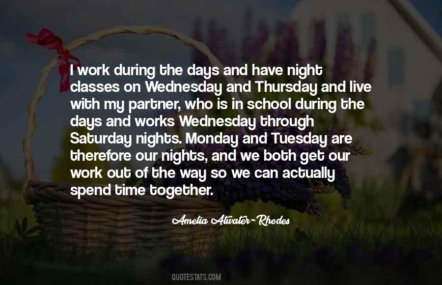 Quotes About Monday Night #363110