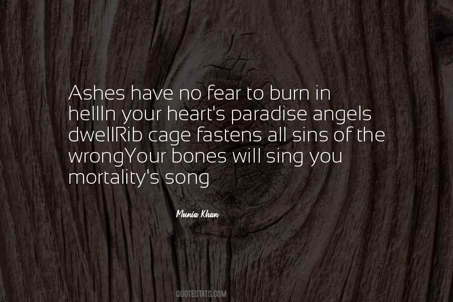Quotes About Ashes #1249886
