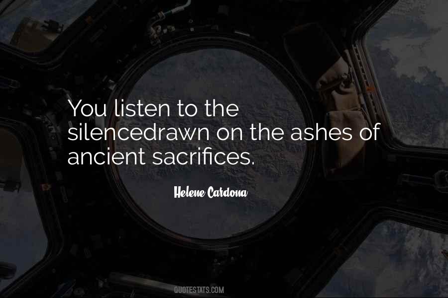 Quotes About Ashes #1356114