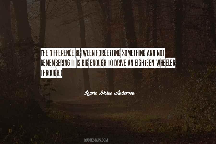 Quotes About Remembering And Forgetting #1366119