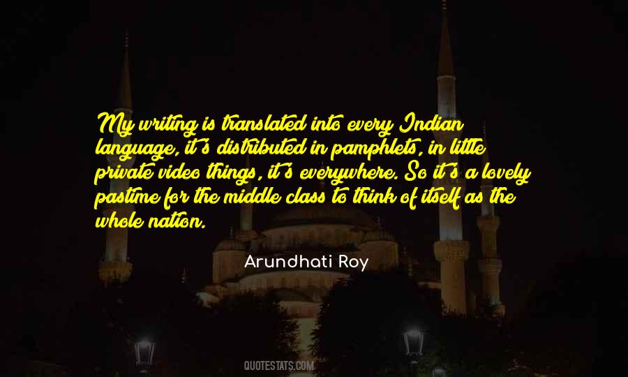 Indian Writing Quotes #403099