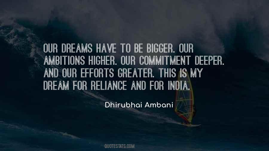 Quotes About Dreams And Ambitions #552303