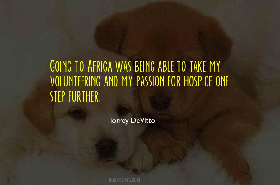 Quotes About Volunteering In Africa #1733804