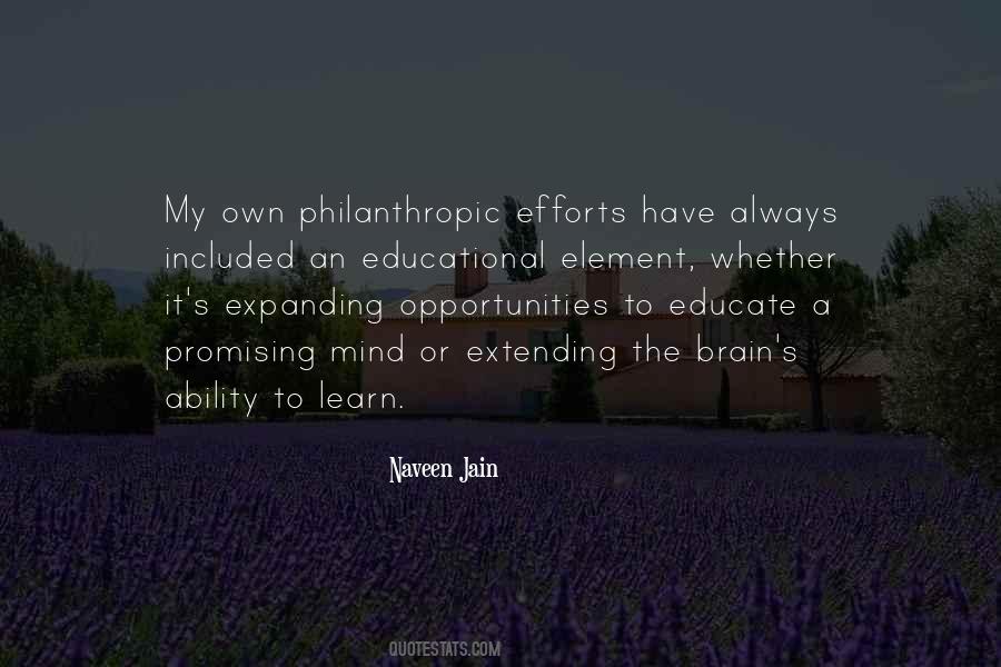 Quotes About Philanthropic #1198484