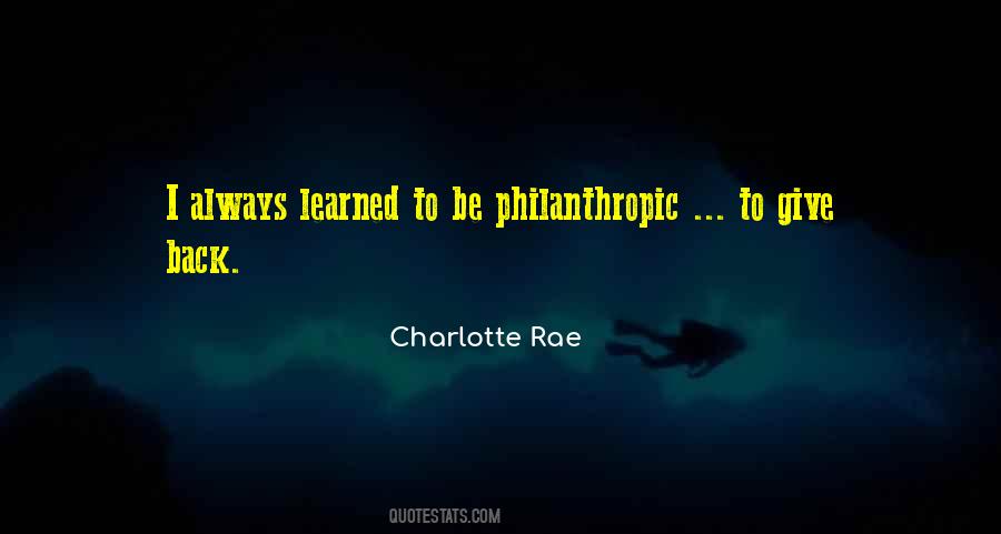 Quotes About Philanthropic #233601