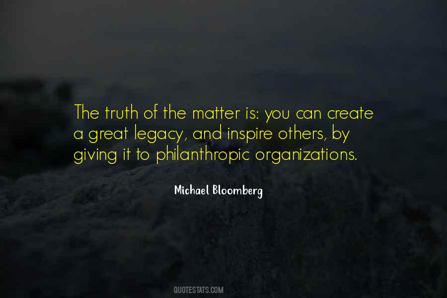 Quotes About Philanthropic #737397