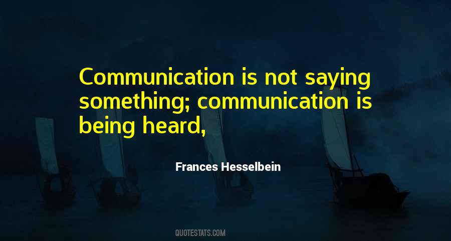 Quotes About Not Being Heard #142978
