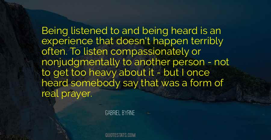 Quotes About Not Being Heard #1541740