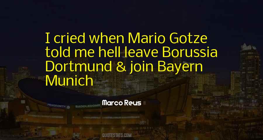 Quotes About Borussia Dortmund #194622