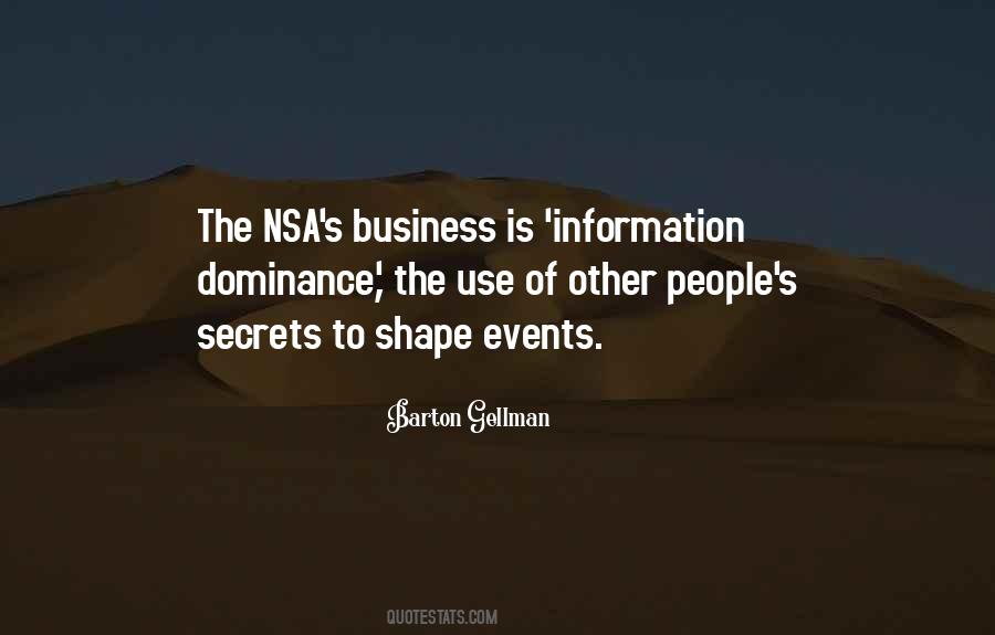 Quotes About Nsa #1410018