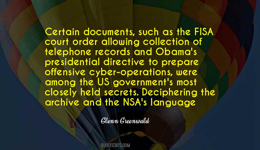 Quotes About Nsa #147141