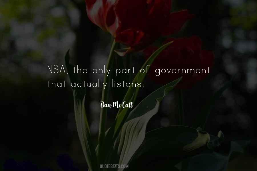 Quotes About Nsa #933294