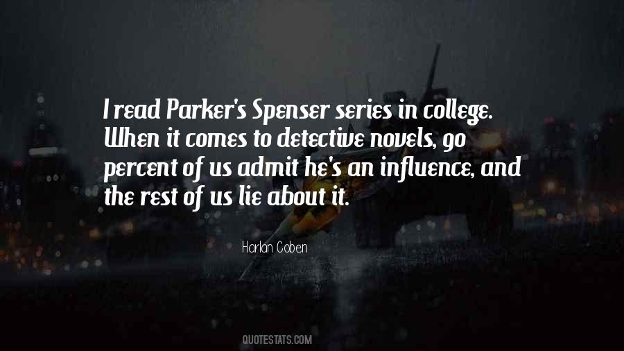 Quotes About Spenser #1247227