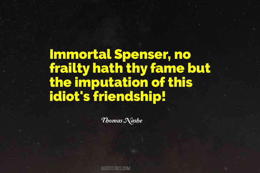 Quotes About Spenser #331070