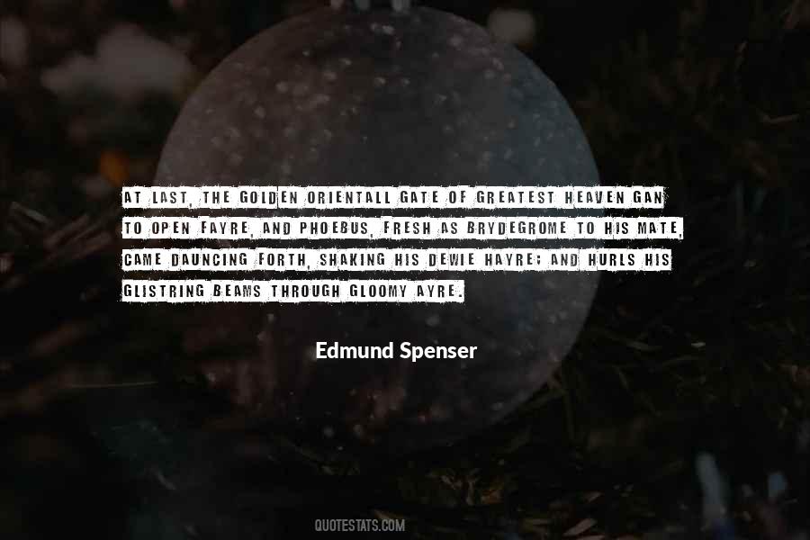Quotes About Spenser #620307